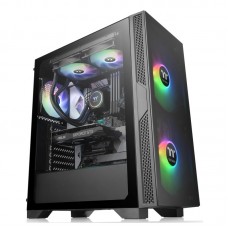Корпус Thermaltake Versa T25 TG/Black/Win/SPCC/Tempered Glass*2/120mm Standard Fan*1