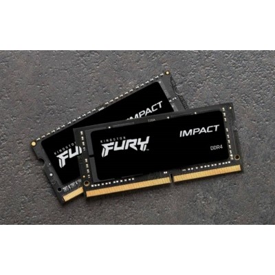 Пам'ять до ноутбука Kingston DDR4 2933 32GB KIT (16GBx2) SO-DIMM FURY Impact