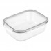 Контейнер для зберігання харчових продуктів Ardesto Gemini, 2.26л, боросилікатне скло, пластик, прямокутний, прозорий