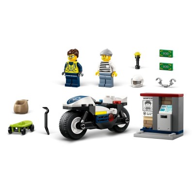 Конструктор LEGO City  Переслідування на поліцейському мотоциклі