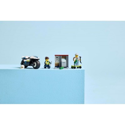 Конструктор LEGO City  Переслідування на поліцейському мотоциклі