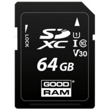 Карта пам'яті GOODRAM 64GB SDXC class 10 UHS-I (S1A0-0640R12) Карта пам'яті GOODRAM 64GB SDXC class 10 UHS-I (S1A0-0640R12)