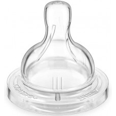 Соска Avent Classic+ 3міс+, силіконова, варіативний потік, 2шт
