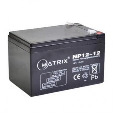 Батарея до ДБЖ Matrix 12V 12AH (NP12_12) Батарея до ДБЖ Matrix 12V 12AH (NP12_12)